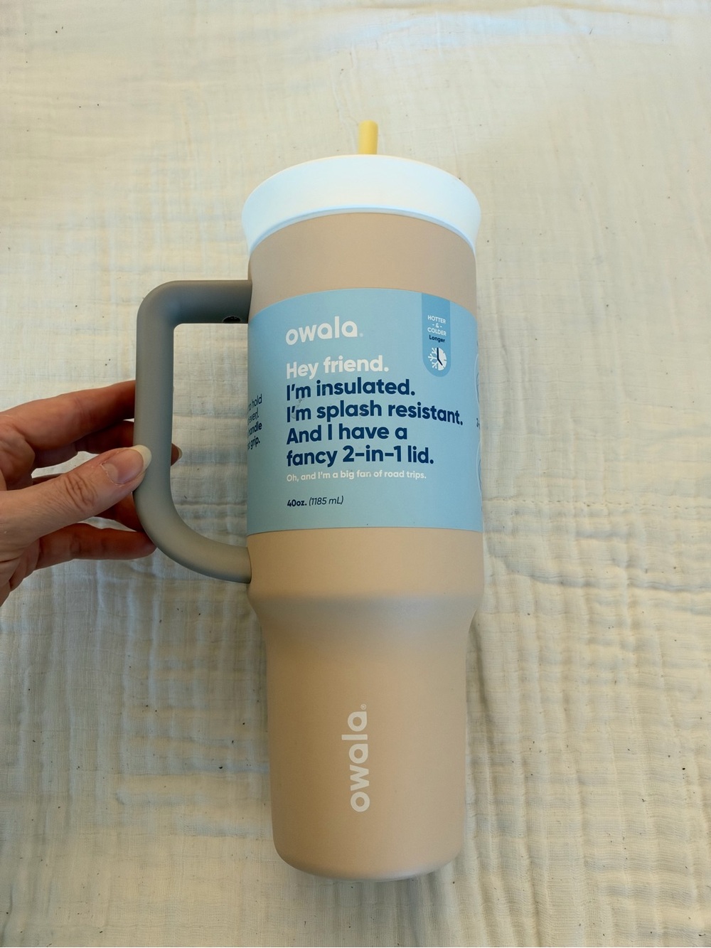 NWT Owala 40 oz. Stainless Steel Straw Tumbler